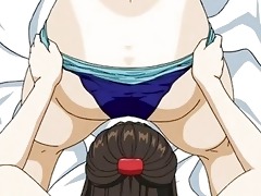 lesbo hentai manga girl in swimsuit violated